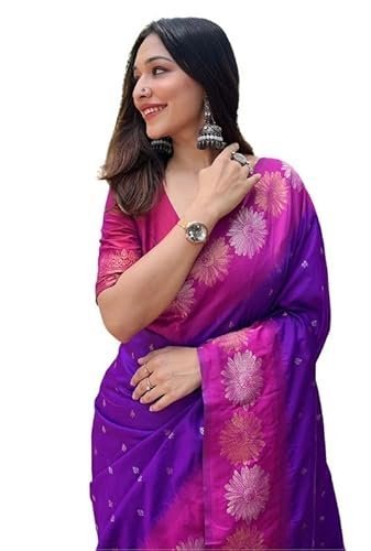 SGF11 Women's Kanjivaram Pure Soft Silk Designer Saree