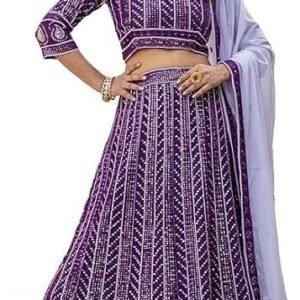 Women's Embroidery Work Lehenga Choli Set