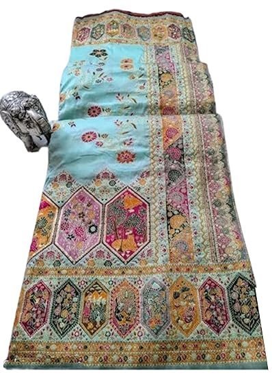 CIPS Women`s Kashmiri Pashmina Silk Sarees