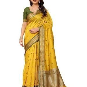 Sidhidata Women's Cotton Silk Jacquard Boardered Saree