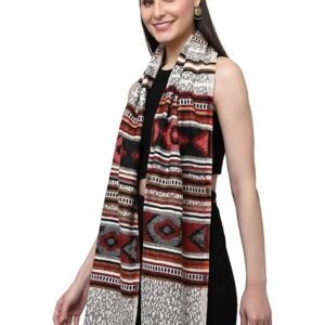 Weavers Villa Acro Wool Women's Muffler (MF-904, Size: 34CM X 200CM)