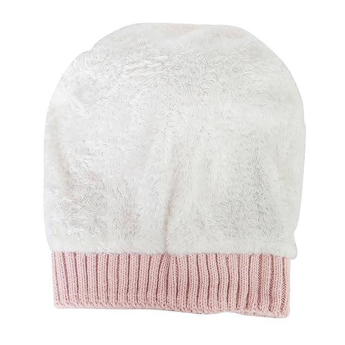 FabSeasons Women's Warm Acrylic Woolen Beanie/Skull Cap - Stylish Winter Hat with Snug Fit with Pompom on top - Image 3
